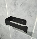 LAZER KENDİNDEN YAPIŞKANLI WC KAĞITLIK MAT SİYAH