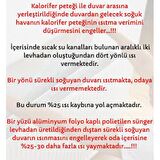 10 Adet Kalorifer Peteği Radyatör Petek Arkası Folyo Kaplı Polietilen Sünger Isı Yalıtım Levhası