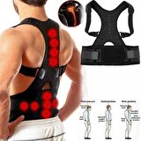 Ankaflex Fitness Bayan Erkek Vücut Şekillendirici Korse Manyetik Sırt Dik Duruş Korsesi