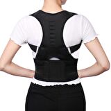 Unisex Siyah Medikal Korse Ortopedik Kamburluk Önleyici Sırt Dik Duruş Korsesi
