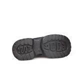 MP 221-305 Dolgu Topuk Siyah Nubuk Kadın Sneakers