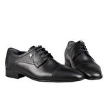 FOSCO 1102 Hakiki Deri Siyah Erkek Kundura