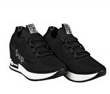 GUJA 22y305 Dolgu Topuk Siyah Kadın Sneakers