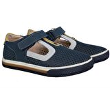 Şirin Bebe 221-71 Lacivert Sarı Çocuk Sandalet