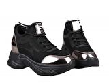GUJA 22k307-4 Dolgu Topuk Gri Kadın Sneakers