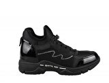 GUJA 22k303-4 Dolgu Topuk Siyah Kadın Sneakers