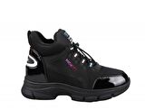 GUJA 22k303 Dolgu Topuk Siyah Kadın Sneakers