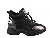 GUJA 22k303 Dolgu Topuk Gri Kadın Sneakers