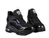 GUJA 22k300-9 Dolgu Topuk Siyah Kadın Sneakers