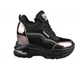 GUJA 22k300-9 Dolgu Topuk Gri Kadın Sneakers