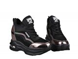 GUJA 22k300-9 Dolgu Topuk Gri Kadın Sneakers
