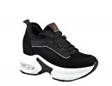 GUJA 22k300-2 Dolgu Topuk Siyah Kadın Sneakers