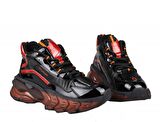 GUJA 22k314-2 Siyah-Turuncu Kadın Sneakers