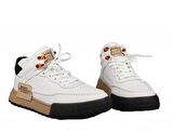 GUJA 22k422 Boğazlı Beyaz Erkek Sneakers