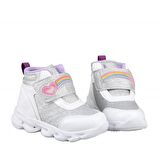 Cool Linda Boğazlı Beyaz Çocuk Sneakers