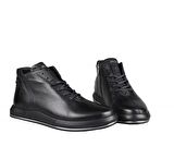 MARCOMEN 16208 Saf Deri Siyah Erkek Bot