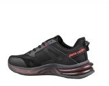 Pierre Cardin pc-31361 Siyah-Kırmızı Erkek Sneakers