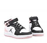 Cool Haykat Boğazlı Siyah Pembe Çocuk Sneakers