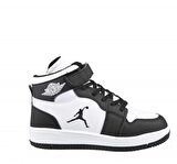 Cool Haykat Boğazlı Siyah-Beyaz Çocuk Sneakers