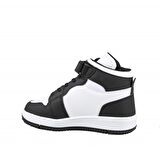 Cool Haykat Boğazlı Siyah-Beyaz Çocuk Sneakers