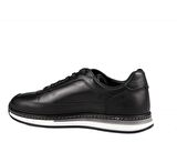 KOMCERO 3y1480 Hakiki Deri Siyah Erkek Günlük Ayakkabı