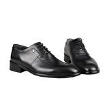 FOSCO 9592 Hakiki Deri Siyah Erkek Günlük Ayakkabı