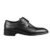 FOSCO 2703 Hakiki Deri Siyah Erkek Günlük Ayakkabı