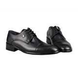 FOSCO 2703 Hakiki Deri Siyah Erkek Günlük Ayakkabı