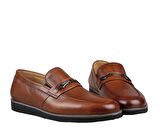 FOSCO 2921 Hakiki Deri Taba Erkek Günlük Ayakkabı