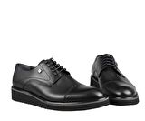 FOSCO 2928 Hakiki Deri Siyah Erkek Günlük Ayakkabı