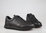 KOMCERO 3k1584 Dr Jells Hakiki Deri Siyah Erkek Günlük Ayakkabı