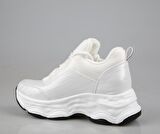 GUJA 23k302 Dolgu Topuk Beyaz Kadın Sneakers