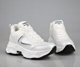 GUJA 23k302 Dolgu Topuk Beyaz Kadın Sneakers