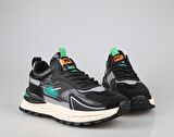 MP 232-1235 ithal Siyah Yeşil Erkek Sneakers