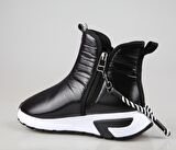 Style Star 232-254 Siyah Rugan Kadın Bot