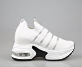 GUJA 24y300-4 Dolgu Topuk Beyaz Kadın Sneakers