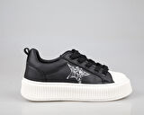 Style Star 7100 Siyah-Beyaz Kadın Sneakers