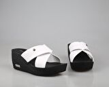 Pierre Cardin Pc-3513 Ortopedik Beyaz Kadın Terlik