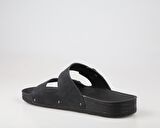 Pierre Cardin Pc-7241 Ortopedik Siyah Nubuk Erkek Terlik