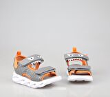 105 Işıklı Füme Çocuk Sandalet