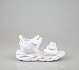 100h Işıklı Beyaz Çocuk Sandalet