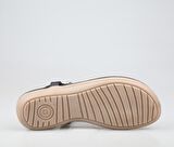 GUJA 24y150-2 Ortopedik Siyah Kadın Sandalet