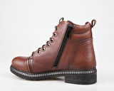 CASTLE BLACK 20911 Hakiki Deri Taba Kadın Bot