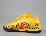 Cool Pele Çoraplı Sarı Çocuk Halı Saha Ayakkabısı