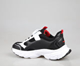 Pepino 1866 Siyah-Kırmızı Çocuk Sneakers
