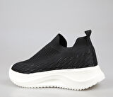 Style Star 707 Siyah-Beyaz Kadın Sneakers