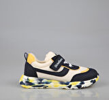 Şirin Bebe 251-1 Lacivert Sarı Çocuk Sneakers