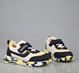 Şirin Bebe 251-1 Lacivert Sarı Çocuk Sneakers