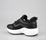 Marka Sesi 121 Siyah-Beyaz Kadın Sneakers