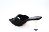 Miss Park Moda k7031 Topuklu Siyah Kadın Terlik